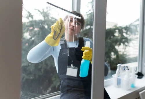 Nettoyage de vitres intérieures et extérieures à Échassières